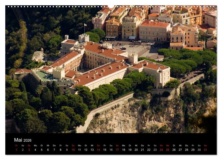 Produktbild: Faszination Monaco (Wandkalender 2026 DIN A2 quer), CALVENDO Monatskalender