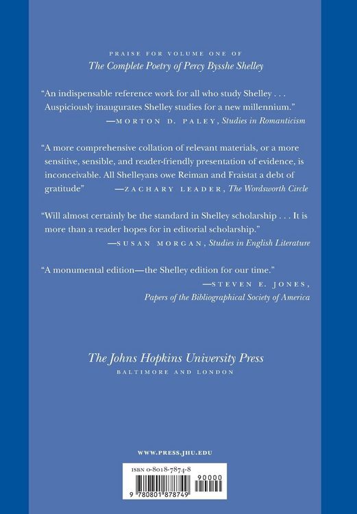 Produktbild: Complete Poetry of Percy Bysshe Shelley