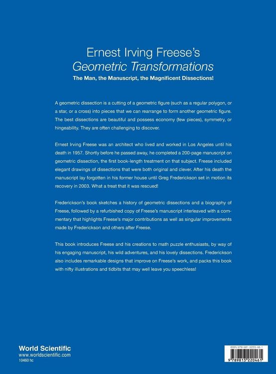 Produktbild: Ernest Irving Freese's Geometric Transformations