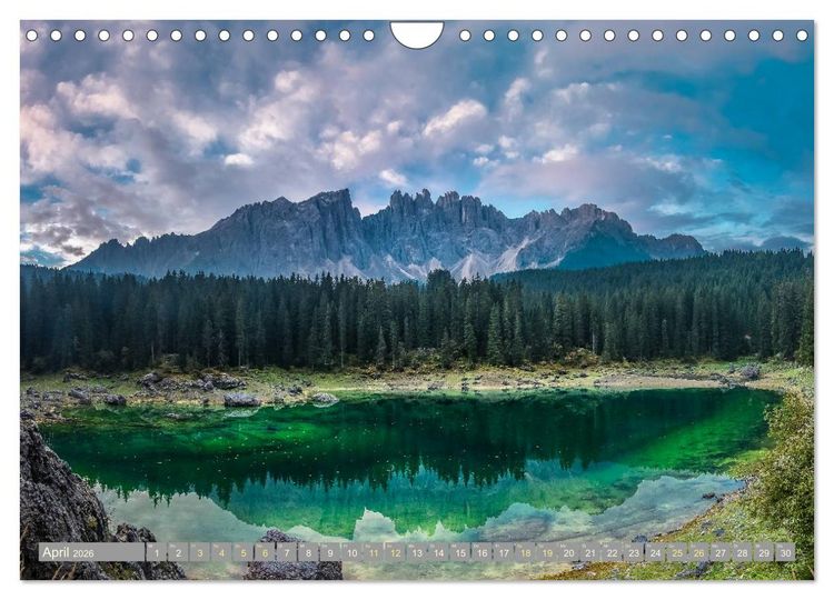 Produktbild: Herbst in den Dolomiten (Wandkalender 2026 DIN A4 quer), CALVENDO Monatskalender