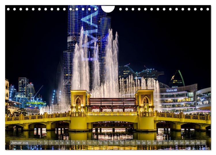 Produktbild: Dubai - zwischen Traum und Wirklichkeit (Wandkalender 2026 DIN A4 quer), CALVENDO Monatskalender