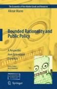 Produktbild: Bounded Rationality and Public Policy