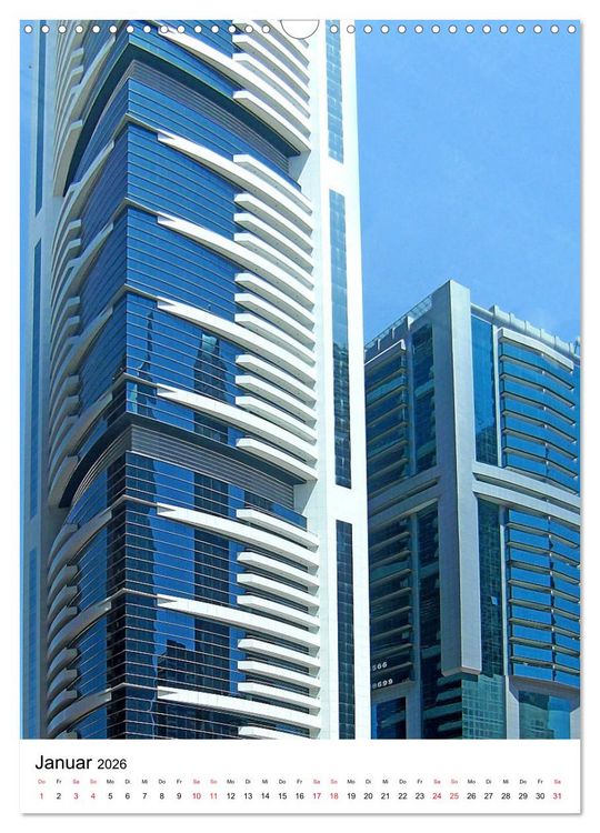 Produktbild: Dubai - faszinierende Highlights (Wandkalender 2026 DIN A3 hoch), CALVENDO Monatskalender