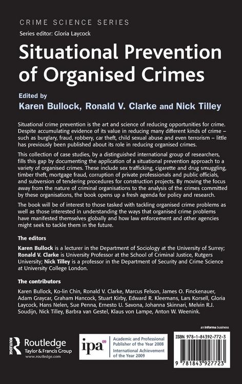 Produktbild: Situational Prevention of Organised Crimes