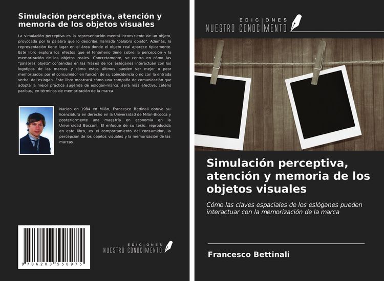 Produktbild: Simulaci&oacute;n perceptiva, atenci&oacute;n y memoria de los objetos visuales