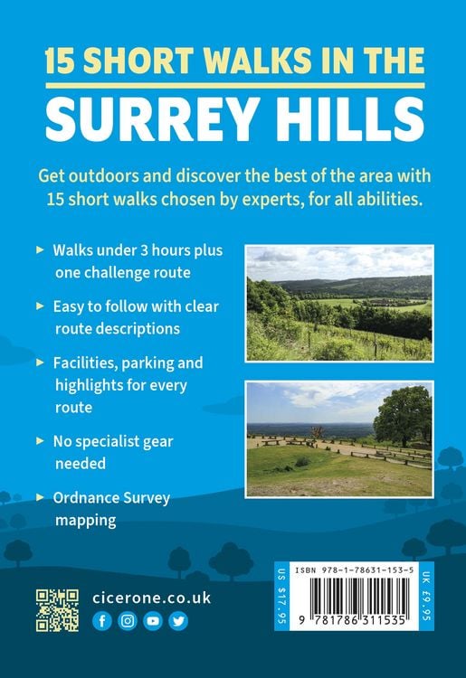 Produktbild: 15 Short Walks in the Surrey Hills