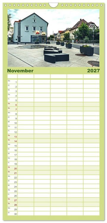 Produktbild: Familienplaner 2027 - Bad Staffelstein - Gottesgarten am Obermain mit 5 Spalten (Wandkalender, 21 x 45 cm) CALVENDO