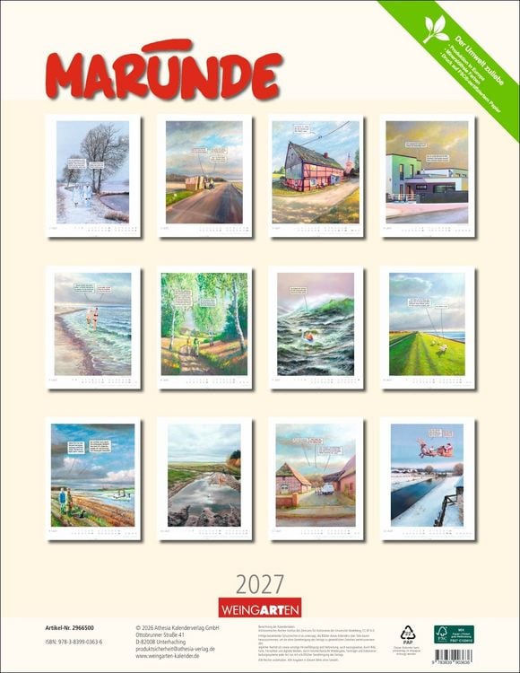 Produktbild: Marunde Kalender 2027