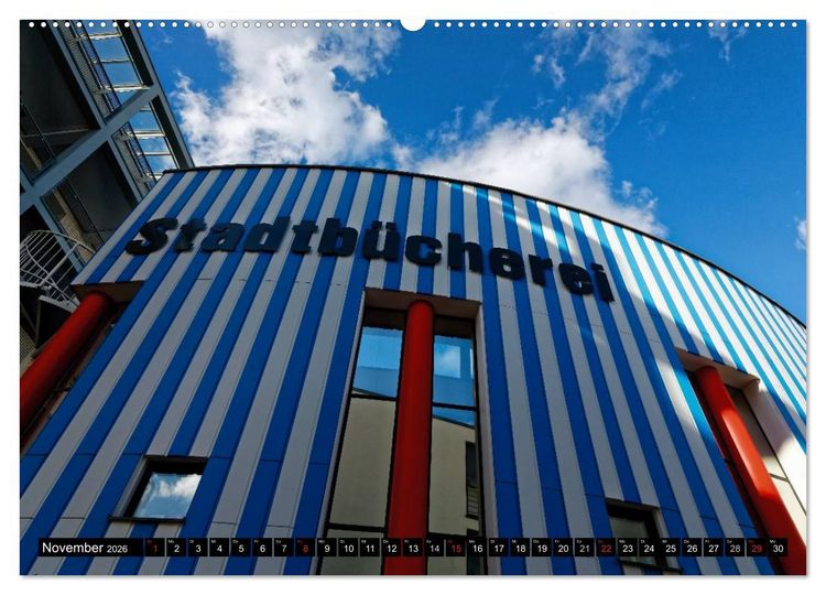 Produktbild: Fellbach im Fokus (hochwertiger Premium Wandkalender 2026 DIN A2 quer), Kunstdruck in Hochglanz