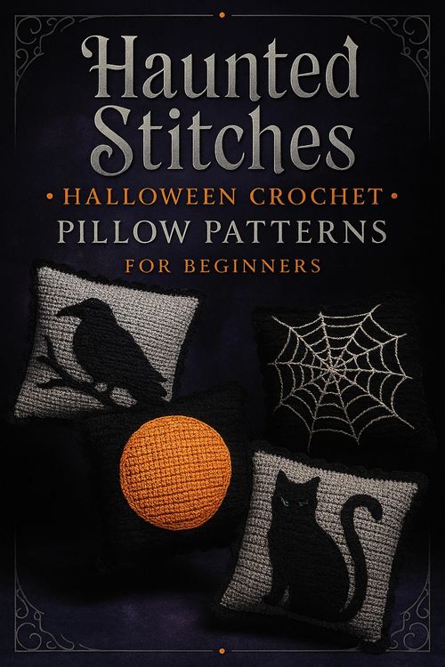 Produktbild: Haunted Stitches Halloween Crochet Pillow Patterns for Beginners