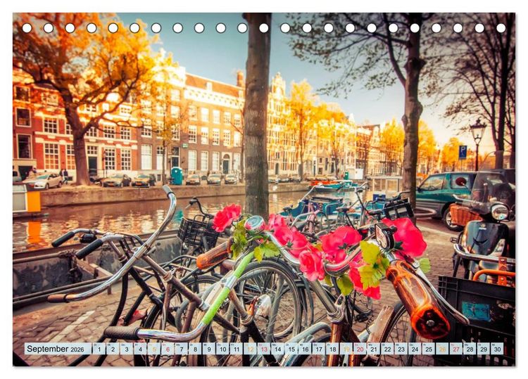 Produktbild: Stadtfahrrad (Tischkalender 2026 DIN A5 quer), CALVENDO Monatskalender