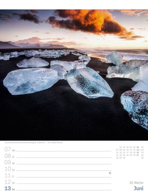 Produktbild: Island Wochenplaner Kalender 2027 | Die Insel aus Feuer und Eis
