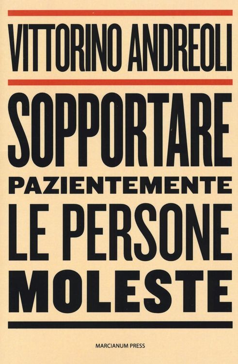 Produktbild: Sopportare pazientemente le persone moleste