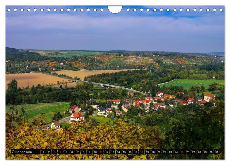 Produktbild: Saale-Unstrut - Region aus Wein und Stein (Wandkalender 2026 DIN A4 quer), CALVENDO Monatskalender