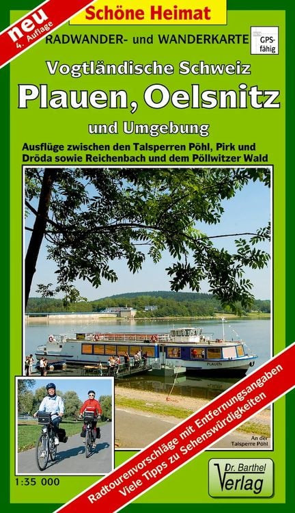 Bild vom Artikel Radwander- und Wanderkarte Plauen, Vogtländische Schweiz und Umgebung 1 : 35 000 vom Autor Verlag Barthel