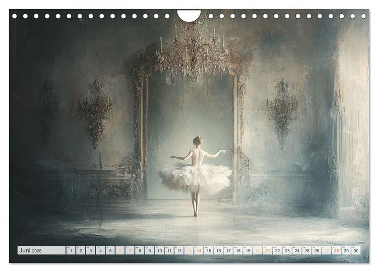 Produktbild: Im Pas de Deux mit der Stille (Wandkalender 2026 DIN A4 quer), CALVENDO Monatskalender