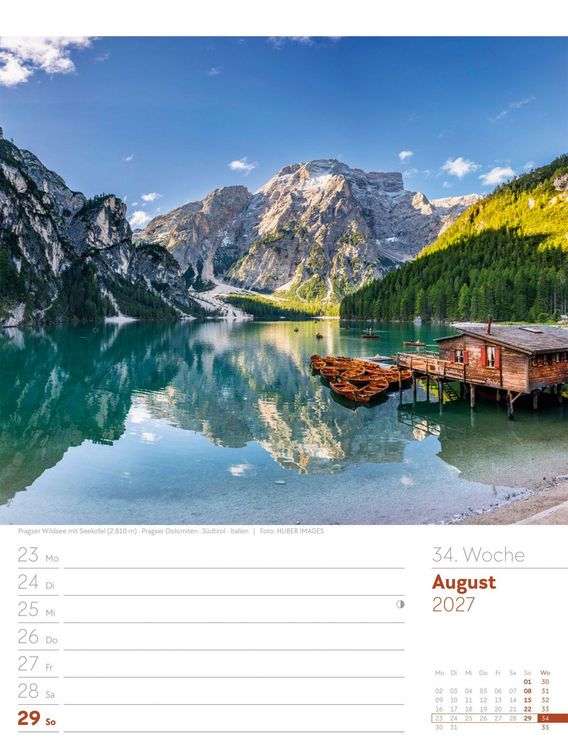 Produktbild: Faszination Alpenwelt Wochenplaner Kalender 2027