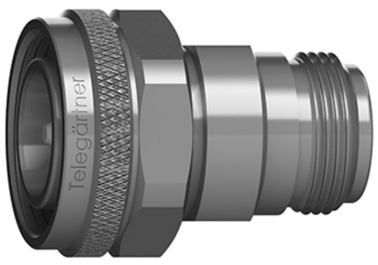 Produktbild: Teleg&auml;rtner 100024189 100024189 4.3-10 Adapter 4.3-10 Stecker - N-Buchse 1St.