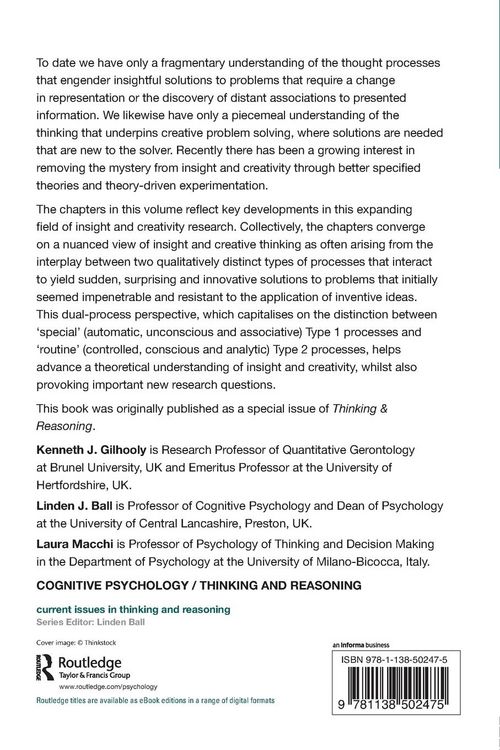 Produktbild: Insight and Creativity in Problem Solving