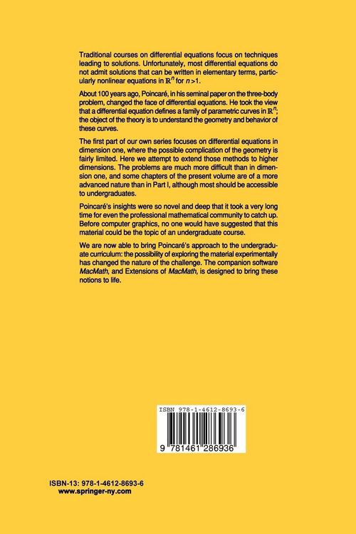 Produktbild: Differential Equations: A Dynamical Systems Approach