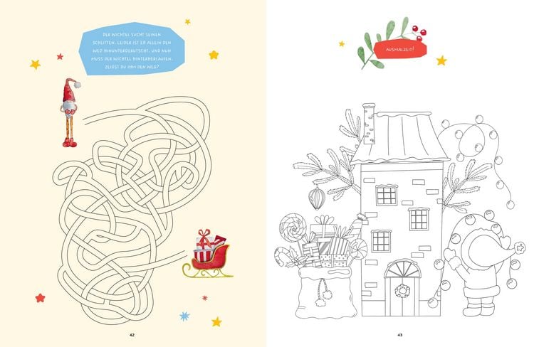 Produktbild: Mein R&auml;tselbuch - Weihnachten bei den Wichteln