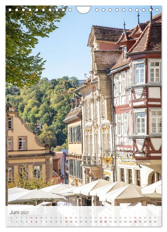 Produktbild: Schw&auml;bisch Hall am Kocher (Wandkalender 2027 DIN A4 hoch), CALVENDO Monatskalender