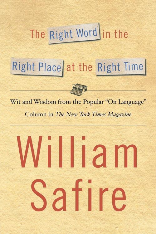 Produktbild: The Right Word in the Right Place at the Right Time