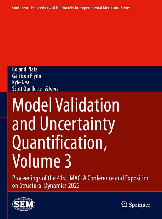 Produktbild: Model Validation and Uncertainty Quantification, Volume 3