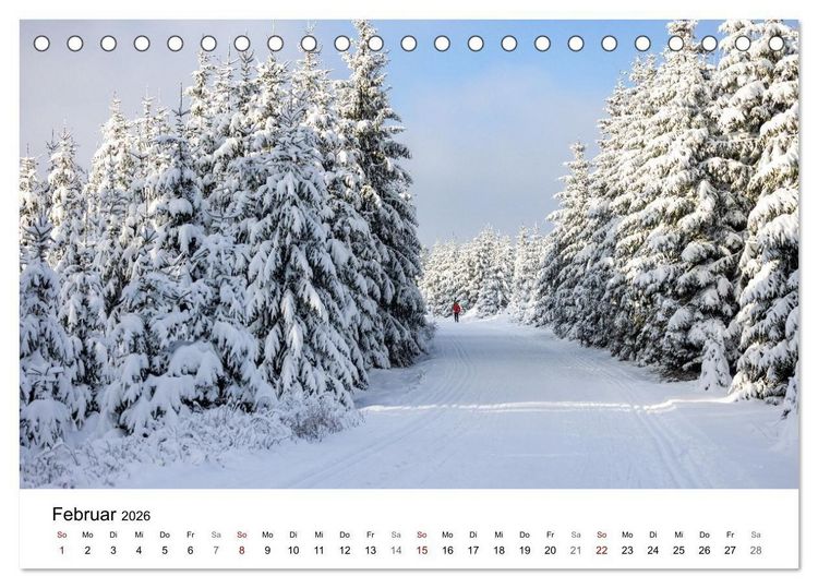 Produktbild: Sauerland - Land der tausend Berge (Tischkalender 2026 DIN A5 quer), CALVENDO Monatskalender
