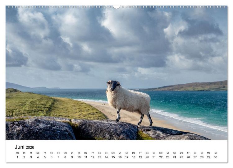 Produktbild: Luskentyre - Isle of Harris, Outer Hebrides (Wandkalender 2026 DIN A2 quer), CALVENDO Monatskalender