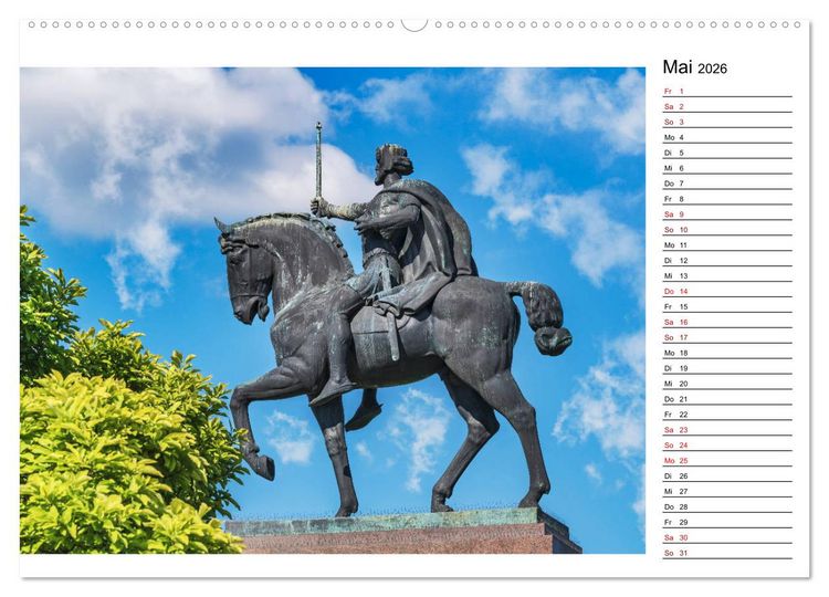 Produktbild: Ein Wochenende in Zagreb (hochwertiger Premium Wandkalender 2026 DIN A2 quer), Kunstdruck in Hochglanz
