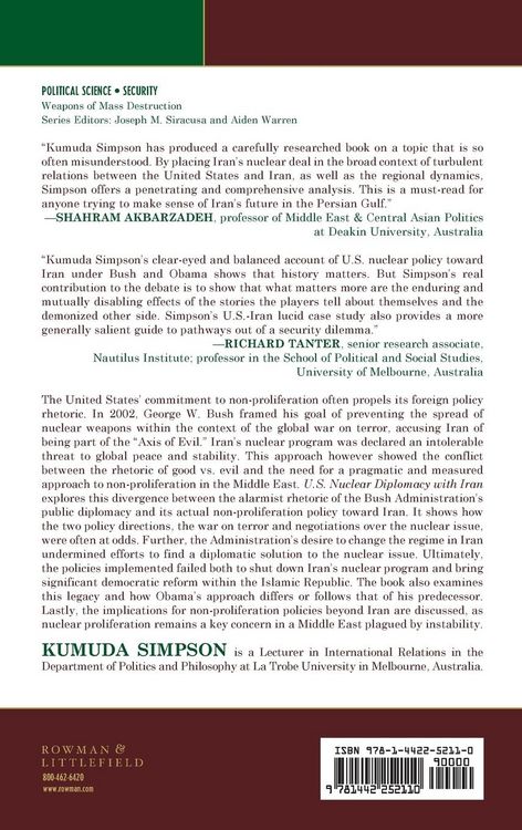 Produktbild: U.S. Nuclear Diplomacy with Iran