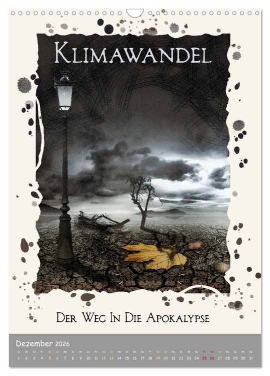 Produktbild: UTOPIA - versunken in Raum und Zeit (Wandkalender 2026 DIN A3 hoch), CALVENDO Monatskalender
