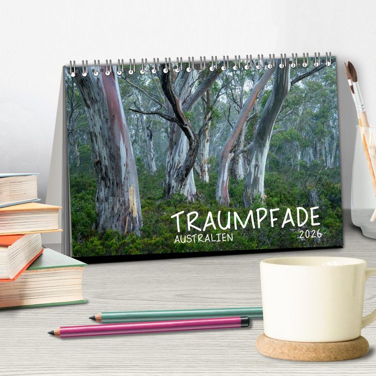 Produktbild: Traumpfade Australien (Tischkalender 2026 DIN A5 quer), CALVENDO Monatskalender