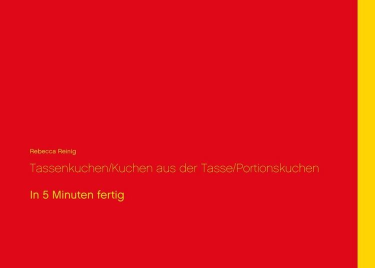 Produktbild: Tassenkuchen / Kuchen aus der Tasse / Portionskuchen