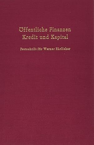 Produktbild: &Ouml;ffentliche Finanzen, Kredit und Kapital.