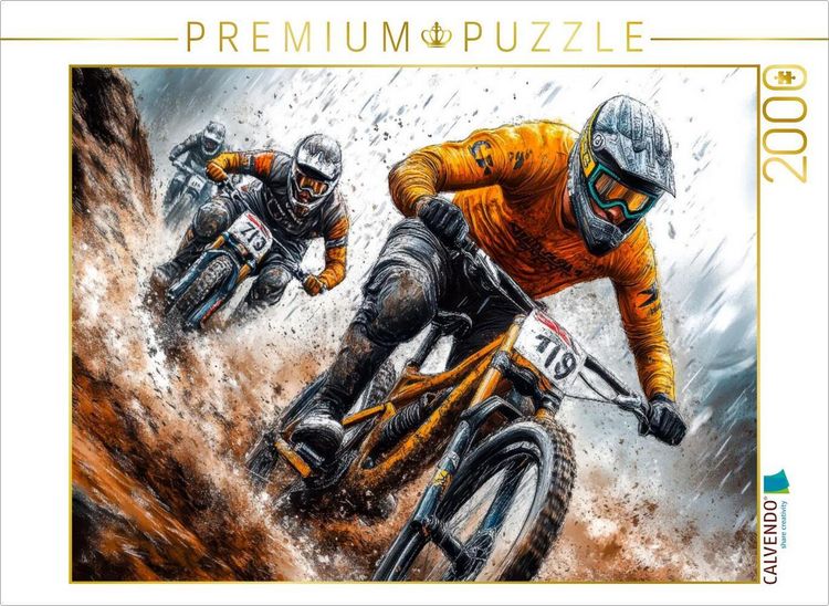 Produktbild: CALVENDO Puzzle Mountainbike | 2000 Teile Lege-Gr&ouml;&szlig;e 90x67cm Foto-Puzzle f&uuml;r gl&uuml;ckliche Stunden
