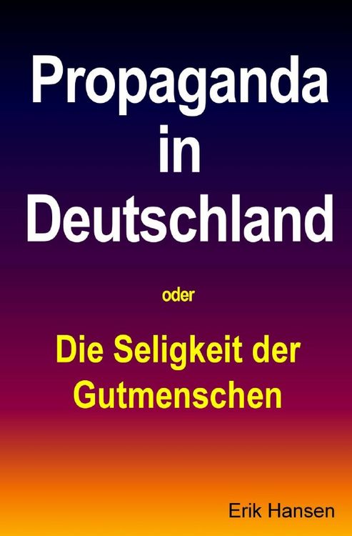Produktbild: Propaganda in Deutschland