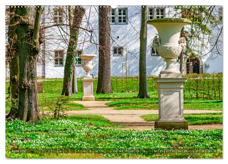 Produktbild: Barockgarten Zabeltitz (Wandkalender 2026 DIN A2 quer), CALVENDO Monatskalender
