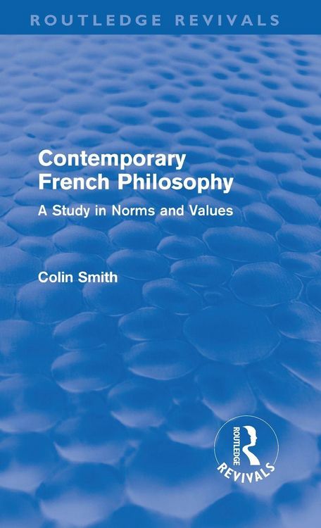 Produktbild: Contemporary French Philosophy (Routledge Revivals)