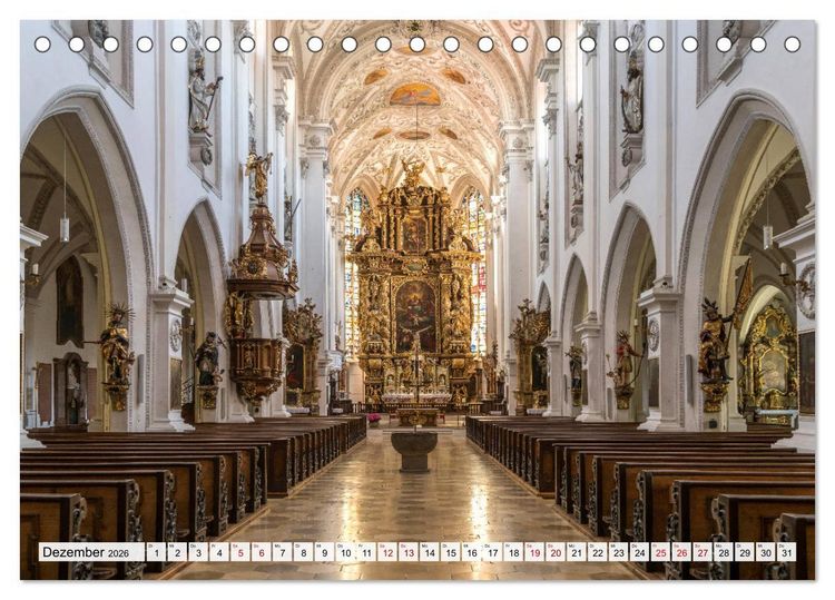 Produktbild: Landsberg am Lech (Tischkalender 2026 DIN A5 quer), CALVENDO Monatskalender