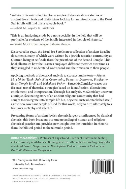 Produktbild: Rhetoric and the Dead Sea Scrolls