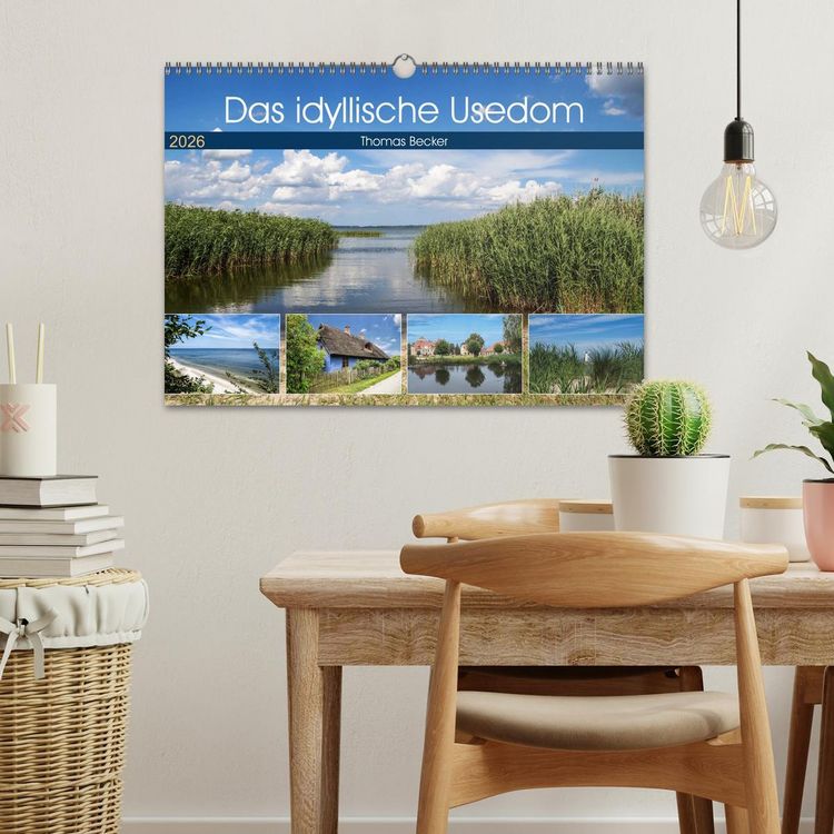 Produktbild: Das idyllische Usedom (Wandkalender 2026 DIN A3 quer), CALVENDO Monatskalender