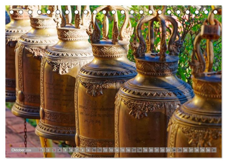 Produktbild: Thailand - Von Bangkok in den Norden (Tischkalender 2026 DIN A5 quer), CALVENDO Monatskalender