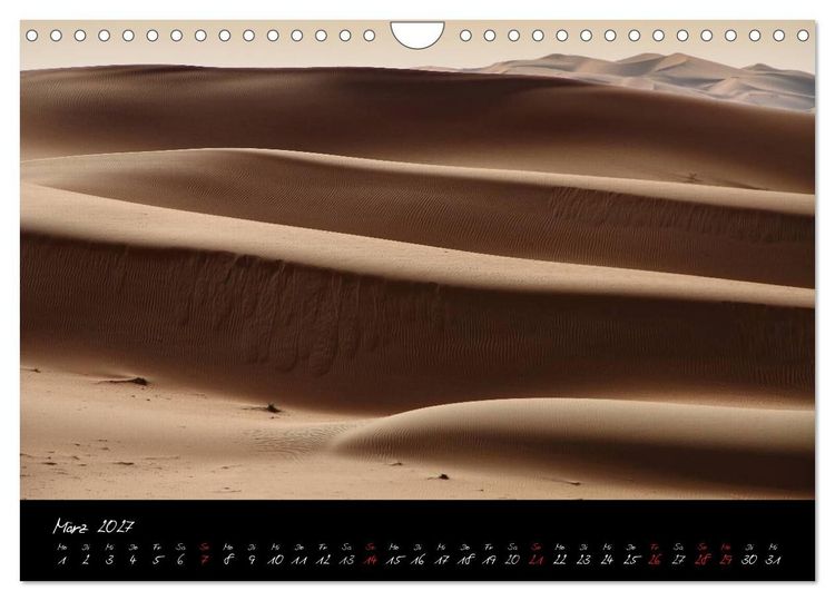 Produktbild: Faszination W&uuml;ste (Wandkalender 2027 DIN A4 quer), CALVENDO Monatskalender