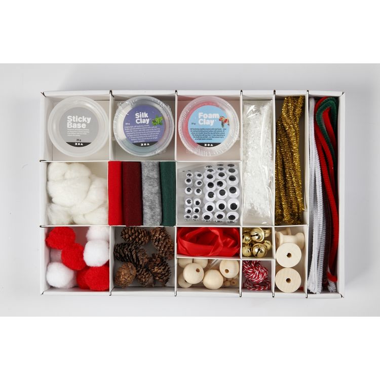 Produktbild: Creativ Company DIY Sets Basisversion Kreativ Mix, Traditionelle Weihnachten, 1 Set