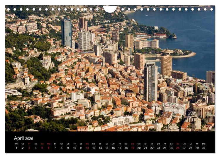 Produktbild: Faszination Monaco (Wandkalender 2026 DIN A4 quer), CALVENDO Monatskalender