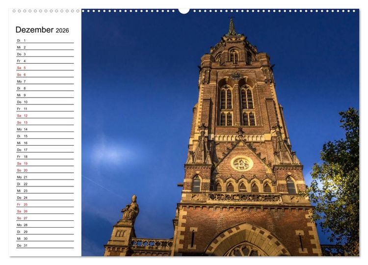Produktbild: Krefeld Impressionen (Wandkalender 2026 DIN A2 quer), CALVENDO Monatskalender