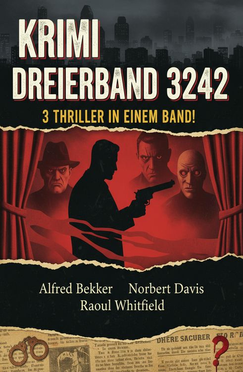 Produktbild: Krimi Dreierband 3242 - 3 Thriller in einem Band!