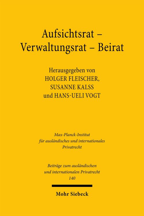 Produktbild: Aufsichtsrat - Verwaltungsrat - Beirat
